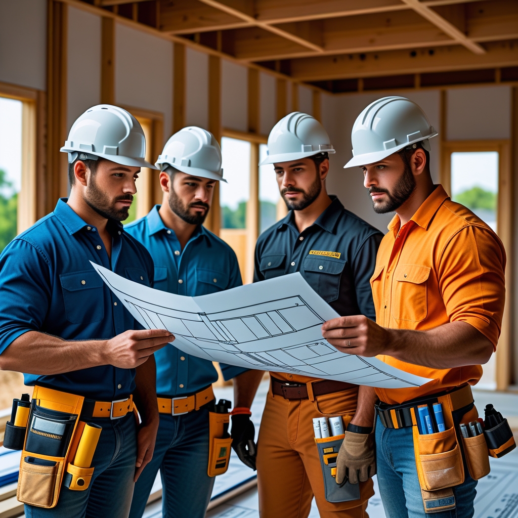 Professional contractor team